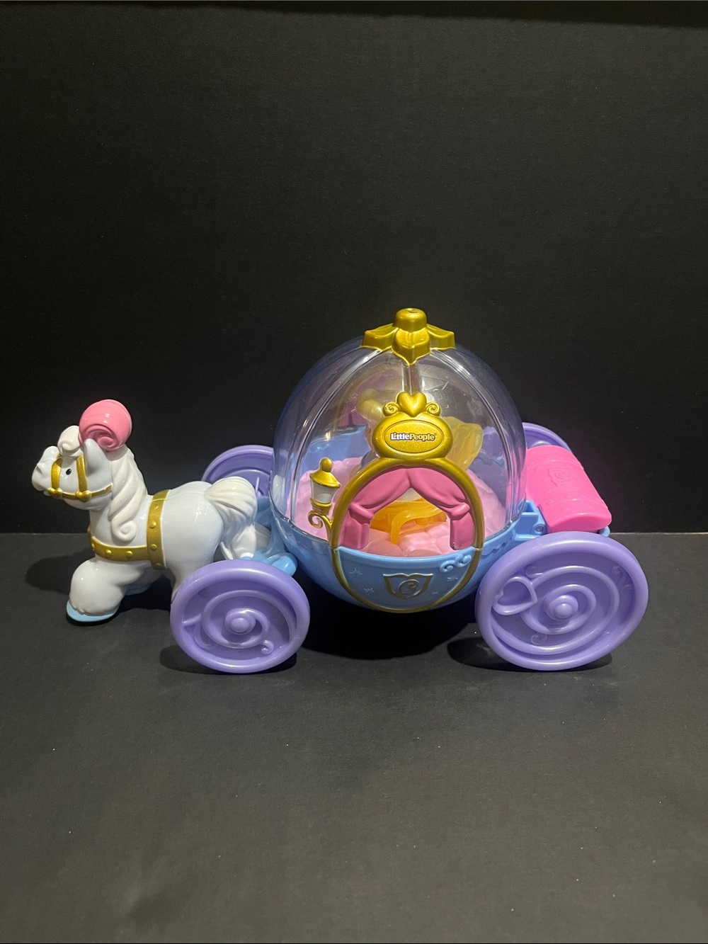 Fisher Price Little People Disney Princess Cinderella & Musical Singing Carriage